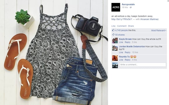 Visual Content Marketing: Aeropostale