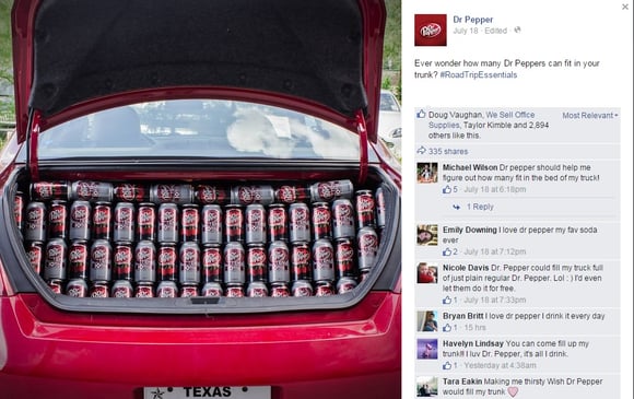 Visual Content Marketing: Dr. Pepper