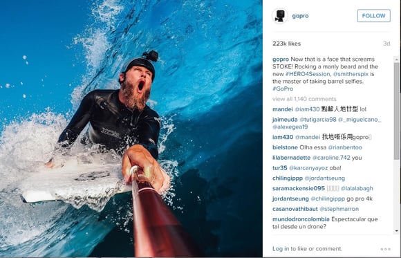 Visual Content Marketing: GoPro