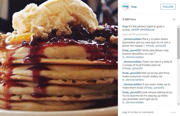 Visual Content Marketing: Ihop