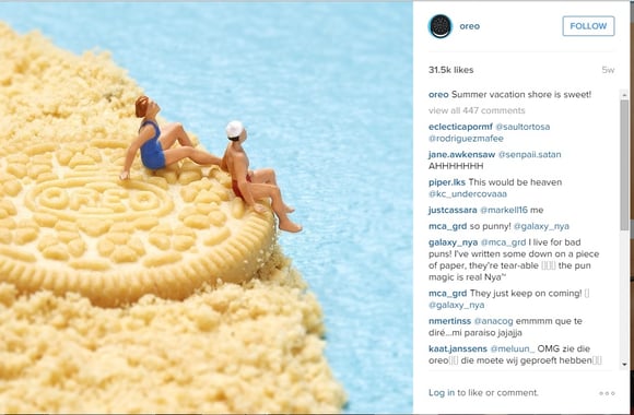 Visual Content Marketing: Oreo