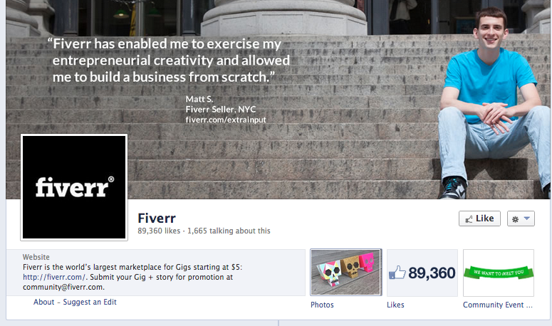 fiverr facebook image