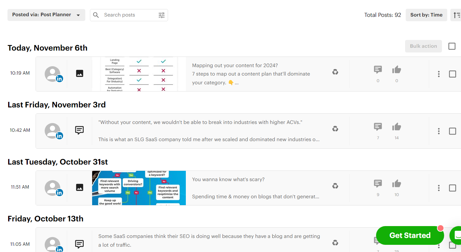 Easily check your posts’ performance