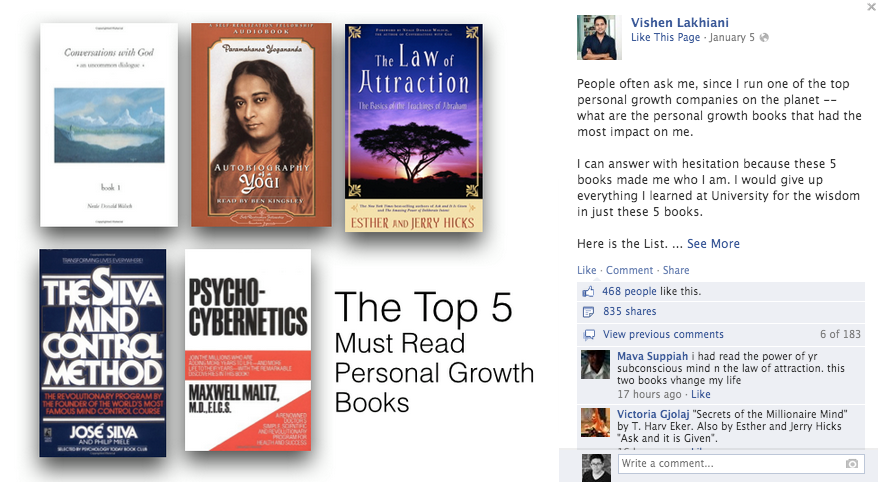 vishen lakhiani facebook