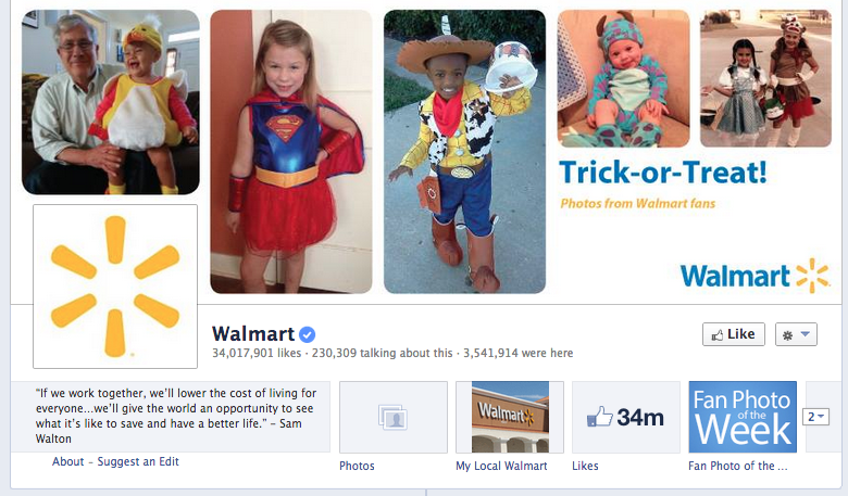 walmart facebook cover photo